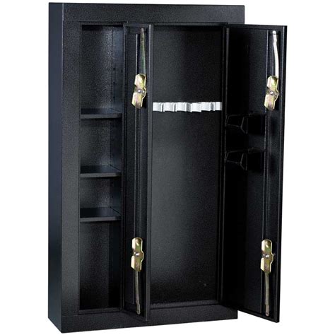 homak 8-gun double door black steel security cabinet weight|homak 8 gun safe.